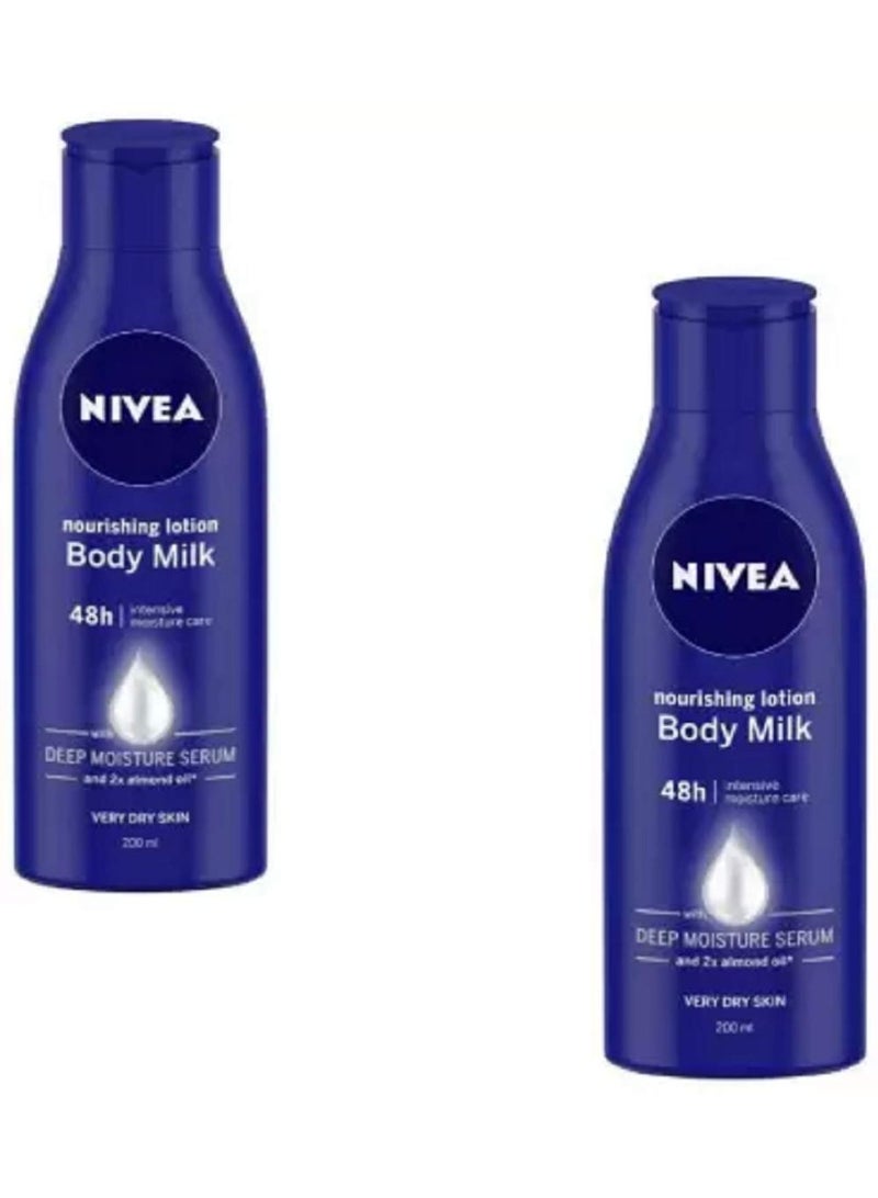 نيفيا لوشن نيفيا المرطب للجسم 200 مل (عبوة من قطعتين) - Image 1